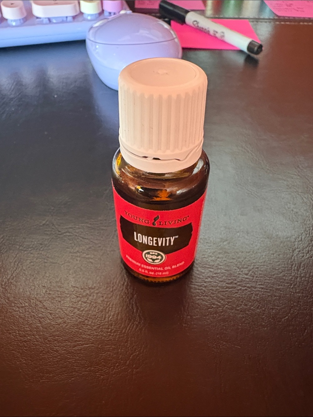 Young Living Longevity Essential Oil Blend - Red & White Cap